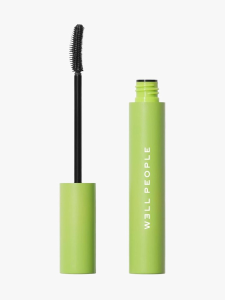 Well People Expressionist Curling Mascara in branded component on a light gray background