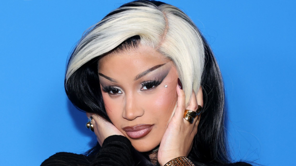 Cardi B Mixed Chrome, Ombr&eacute;, and French Details Into One Mesmerizing Manicure&mdash;See the Photos